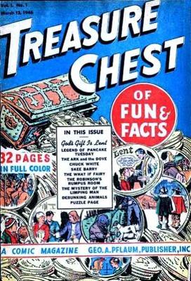 1948 treasure chest of fun facts Vol. 3 No.1 -- none of the comics from this series are worth any real money