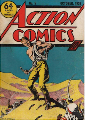 Action Comics #5: 5th Superman appearance. Click for values