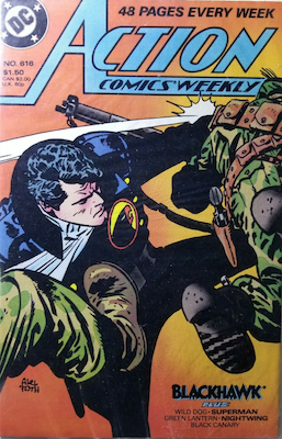 Action Comics #616. Click for values.