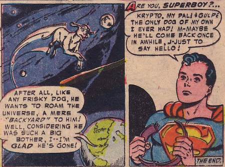 Krypto Leaves to Romp in Space