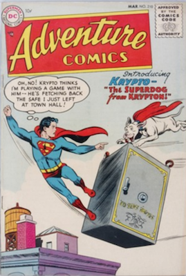 Adventure Comics #210. Click for current values.