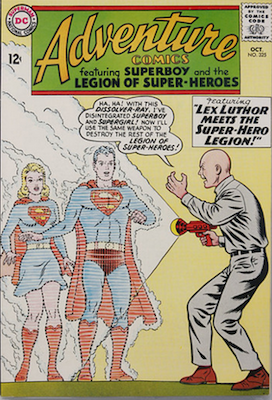 Adventure Comics #325: Legion vs Lex Luthor. Click for values