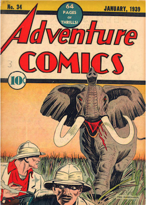 Adventure Comics #34. Click for values.