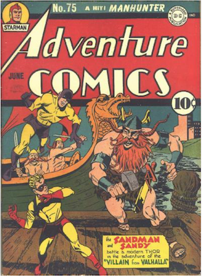 Adventure Comics #75. Click for values.