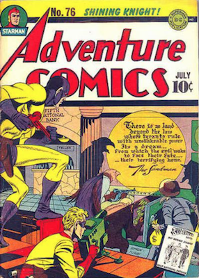 Adventure Comics #76. Click for values.