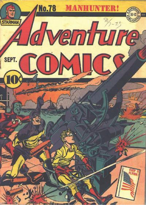 Adventure Comics #78. Click for values.