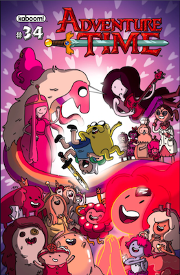 Adventure Time Comic #34. Click here for values.