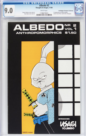 Albedo 2 is expensive. CGC 9.0 is going to be a big four figure purchase. Click to buy a copy from Goldin