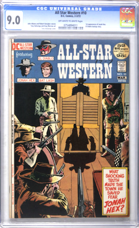 All-Star Western #10 is best invested in with a crisp CGC 9.0 or better, if you can afford it. Click to find a copy