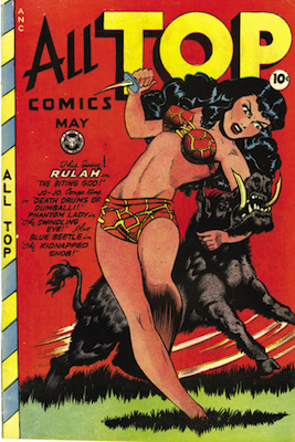 All-Top Comics #11, classic Matt Baker cover. Click for values