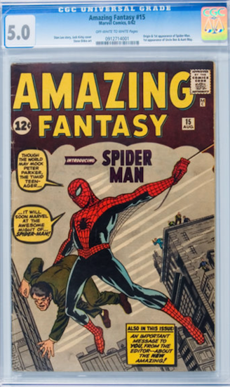 Amazing Fantasy #15 CGC 5.0