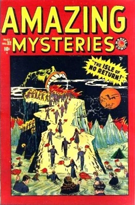 Amazing Mysteries #32 (1949): 1st Ever Marvel / Atlas Horror comic book. Click for value