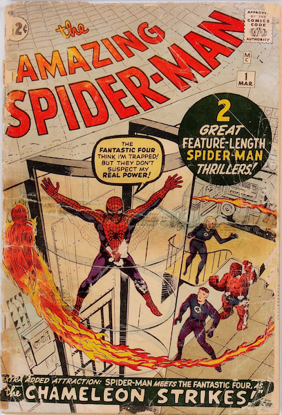 This ASM #1 CGC 0.5 is rubbed and missing some parts of the image including Spidey's suit, but in general it's cleaner and the best of a bad bunch
