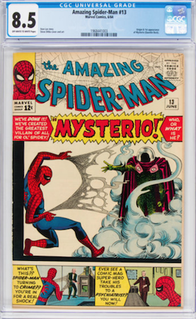 Hot Comics #19: Amazing Spider-Man 13, 1st Mysterio. Click to buy a copy