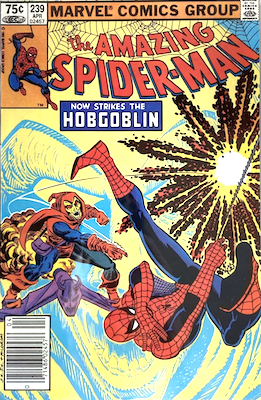 Amazing Spider-Man #239 (1983): First Spidey vs Hobgoblin Battle. Canadian price variant. Click for value