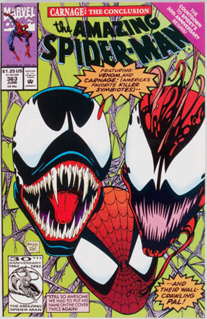 Amazing Spider-Man #363: 3rd Carnage Marvel comic. Click for values