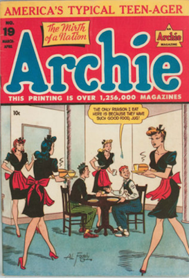 Archie Comics #19. Click for current values.