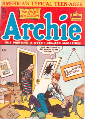 Archie Comics #21. Click for current values.