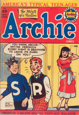 Archie Comics #49. Click for current values.