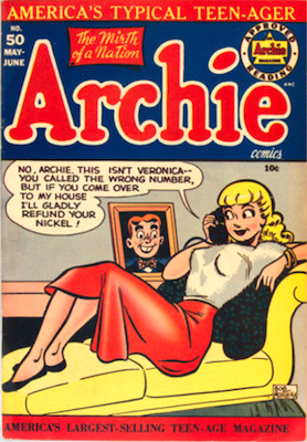 Archie Comics #50. Click for current values.