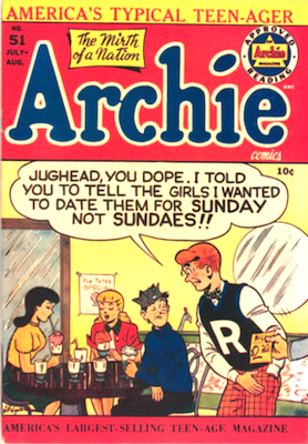 Archie Comics #51. Click for current values.