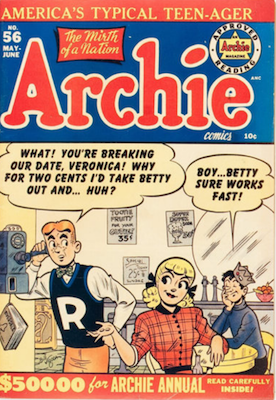 Archie Comics #56. Click for current values.