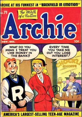 Archie Comics #71. Click for current values.