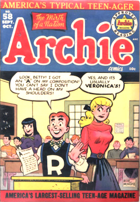 Archie Comics #58. Click for current values.