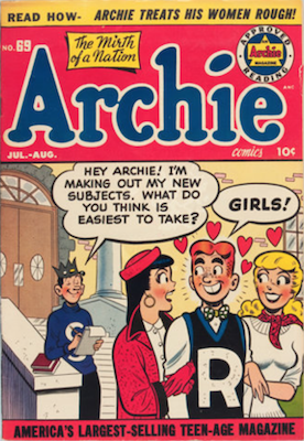 Archie Comics #69. Click for current values.