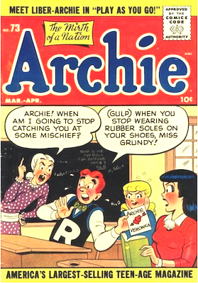 Archie Comics #73. Click for current values.