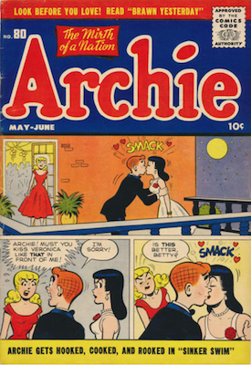 Archie Comics #80. Click for current values.