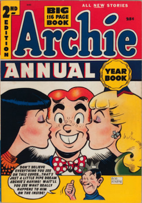Archie Annual #2: rare in high grade. Click for values