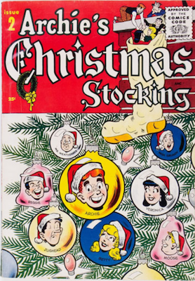 Archie Giant-Size Magazine #2: Archie's Christmas Stocking #2. Rare in high grade. Click for values