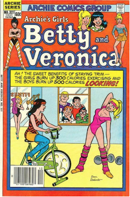 Archie's Girls Betty and Veronica #321. Click for current values.