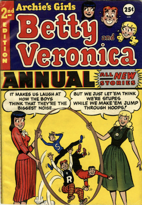 Archie's Girls Betty and Veronica Annual #2. Click for values