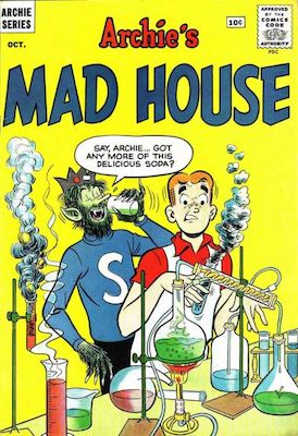 Archie's Madhouse #15: Werewolf comic; "Origin" of Jughead: The Hunger