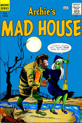 Archie's Madhouse #17, werewolf comic