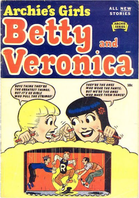 Archie's Girls Betty and Veronica #1. Click for current values.