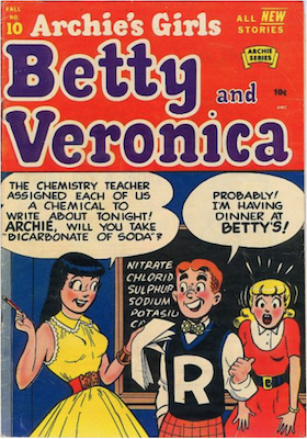 Archie's Girls Betty and Veronica #10. Click for current values.