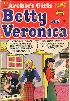 Archie's Girls Betty and Veronica #16. Click for current values.