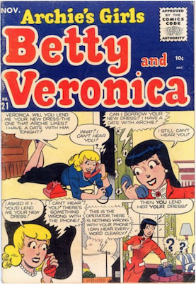 Archie's Girls Betty and Veronica #21. Click for current values.