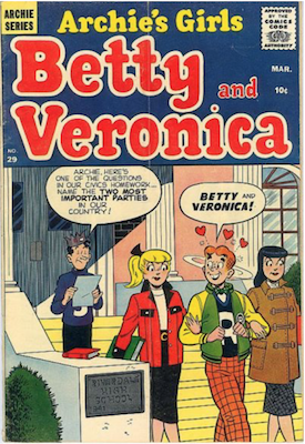Archie's Girls Betty and Veronica #29. Click for current values.