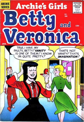 Archie's Girls Betty and Veronica #34. Click for current values.