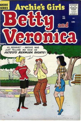 Archie's Girls Betty and Veronica #45. Click for current values.