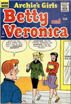 Archie's Girls Betty and Veronica #65. Click for current values.