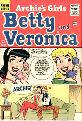 Archie's Girls Betty and Veronica #66. Click for current values.