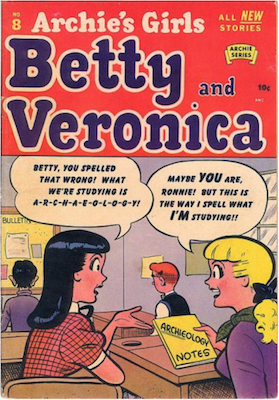 Archie's Girls Betty and Veronica #8. Click for current values.