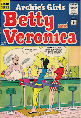 Archie's Girls Betty and Veronica #81. Click for current values.