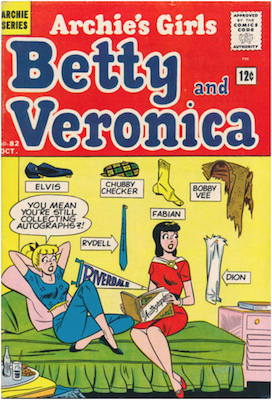 Archie's Girls Betty and Veronica #82. Click for current values.