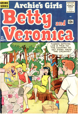 Archie's Girls Betty and Veronica #93. Click for current values.